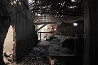 A destroyed factory in Aleppo, Karm al Jabl area, 4 March 2013