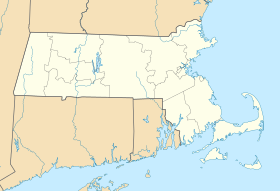Map showing the location of Horseneck Beach State Reservation