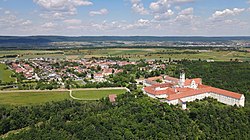 Aerial view of Altenburg, Lower Austria