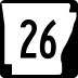 Highway 26 marker