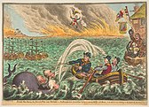 British Tars Towing the Danish Fleet into Harbour (1807)