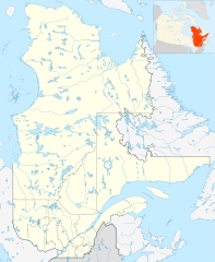 Matagami is located in Quebec