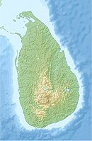 Lagekarte von Sri Lanka