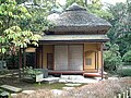 Traditional teahouse and tea garden at Kenroku-en Garden