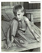 Fils de métayer. Mississippi Country, Arkansas. 1935
