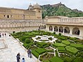 Image 29Hindu Rajput-style courtyard garden at Amer Fort. (from History of gardening)