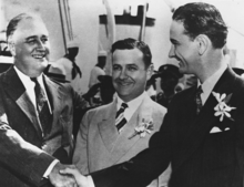 The New Deal was the inspiration for President Lyndon B. Johnson's Great Society in the 1960s: Johnson (on right) headed the Texas NYA and was elected to Congress in 1938