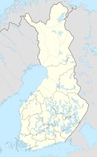 Map showing the location of Puurijärvi-Isosuo National Park
