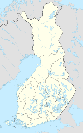 Kaskinen na mapi Finske
