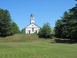 Loudon Congregational Church north of the village center