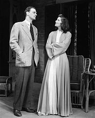 Joseph Cotten and Katharine Hepburn