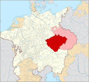 Королевство Богемия, Священная Римская империя, в 1618 г.