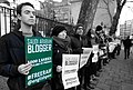 Image 19A protest outside the Saudi Arabian Embassy in London against detention of Saudi blogger Raif Badawi, 2017 (from Freedom of speech by country)