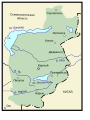 Оросын хаант улсын бүрэлдэхүүн дэхь Семиречье буюу Долоон ус муж. 1900 он