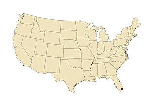 Miami na karti SAD-a