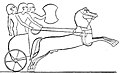 Hittitisk krigsvogn, fra et egyptisk relief