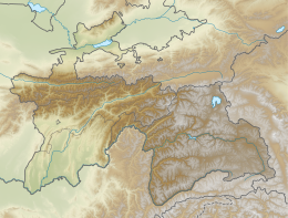 2021 Rasht earthquake is located in Tajikistan