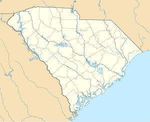 Меггетт. Карта розташування: Південна Кароліна