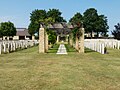Walkway at Ranville War Cemetery