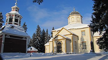 Sulkava church, Charles Bassi, 1822.