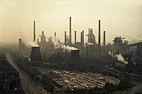 Thyssen steelworks in Duisburg (1988)
