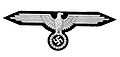Az SS egyenruháin 1936-1945 között használt változatú birodalmi sas felségjelzés (SS Hoheitszeichen).