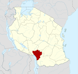 Location in Tanzania