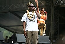 Afrikan Boy supporting M.I.A. at the 2007 Rock en Seine Festival in Paris, France