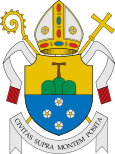 Coat of arms of the Roman Catholic Diocese of Cubao