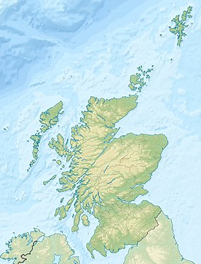 Map showing the location of Cairngorms