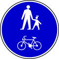 Cycle path and footpath (option 1)