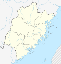 Zhao'an is located in Fujian