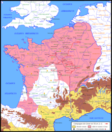 Map centered on France. From the previous year, territory has expanded all the way to the Rhine.