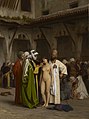 《奴隶市场》(c. 1884)，让-里昂·杰罗姆绘