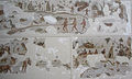 Scene di pesca. Mosaico pavimentale romano al Museo nazionale del Bardo (III secolo dopo Cristo)