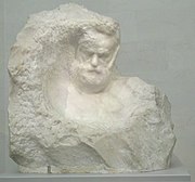 Marble bust of Victor Hugo by Auguste Rodin