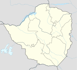 Khami trên bản đồ Zimbabwe
