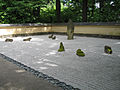 Sand and stone garden located in the Portland Japanese Gardens.