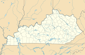 Map showing the location of Taylorsville Lake State Park