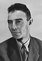 Image 78J. Robert Oppenheimer, principal leader of the Manhattan Project, often referred to as the "father of the atomic bomb". (from Nuclear weapon)