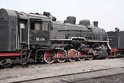 DK2-114 at Baotou West Locomotive Depot, Hohhot Railway Bureau.
