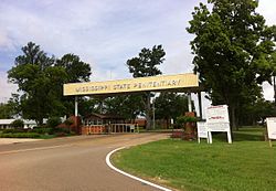 Entrance to the Mississippi State Penitentiary
