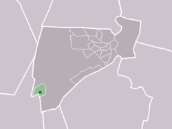 Location of Lage Vuursche in the municipality of Baarn