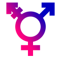 Gender sign (bold, pink and blue).svg