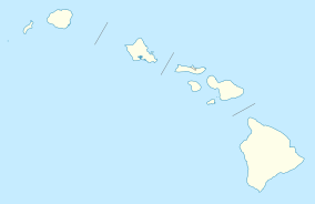 Map showing the location of Alakaʻi Wilderness Preserve