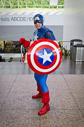Cosplay de Captain America.