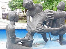 Estatua de Diego Salcedo en la plaza de recreo de Añasco, Puerto Rico.jpg