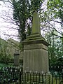 Monument to Hartley Pit Disaster in St Alban's churchyard