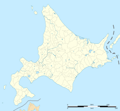 北海道札幌あすかぜ高等学校の位置（北海道内）