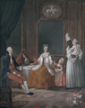c. 1775 - Le Masurier (1710-après 1782).- Portrait de la famille Choiseul-Meuse à la Martinique[7]